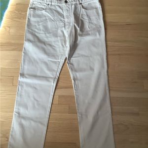 Ermenegildo Zegna cream jean pants Sz 38